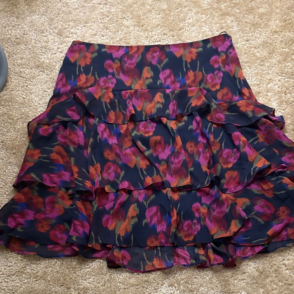 Ralph Lauren Ruffle Skirt - Multicolor NWOT never worn